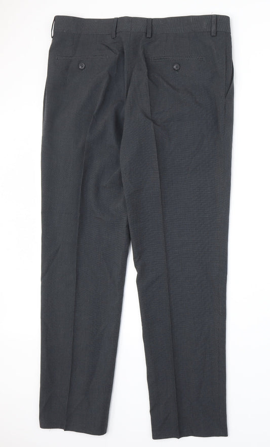 Tu Mens Grey Trousers Size 35 in L29 in