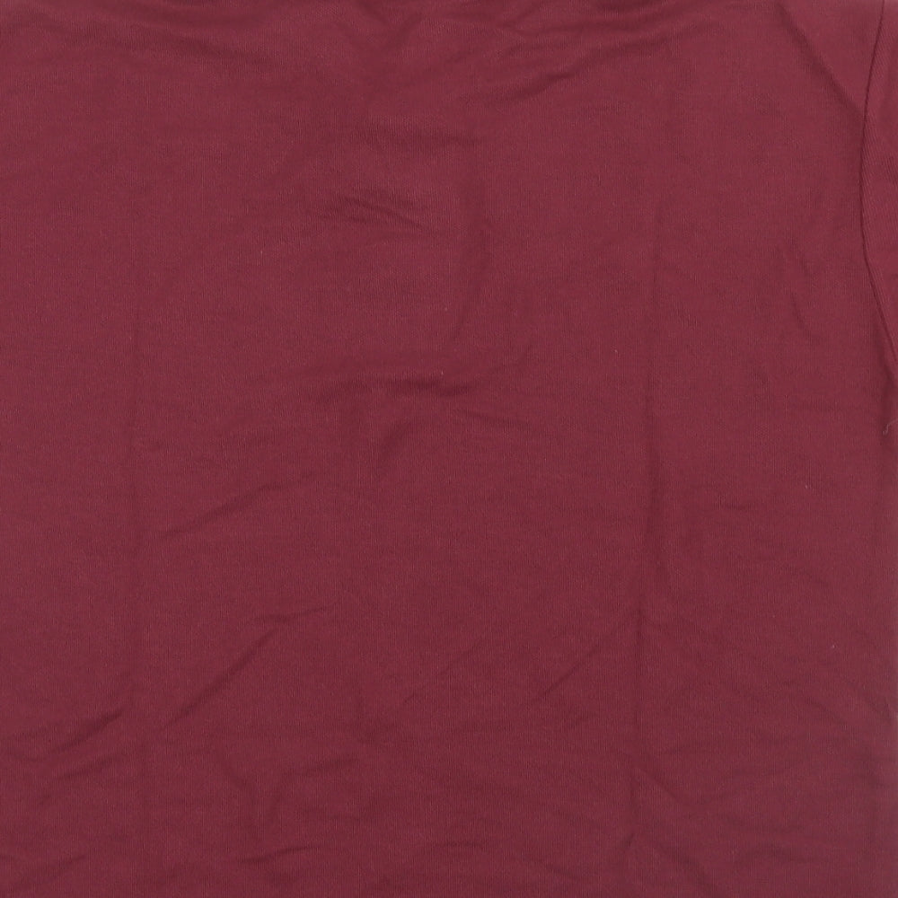 Womens UK Size XS JERZEES Purple Basic Polo