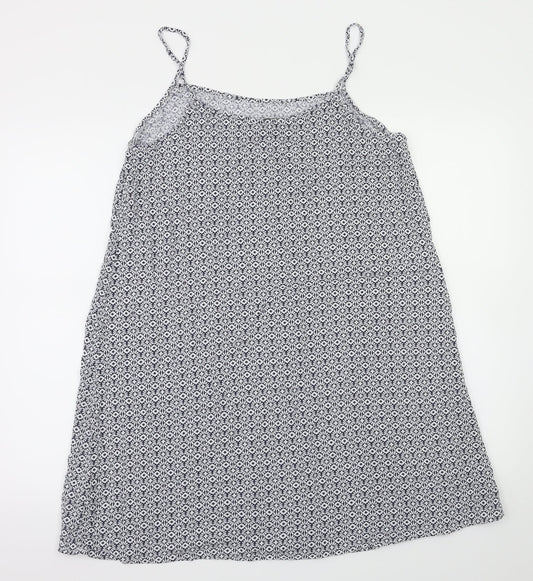 Papaya Womens Blue Argyle/Diamond Fit & Flare Size 14