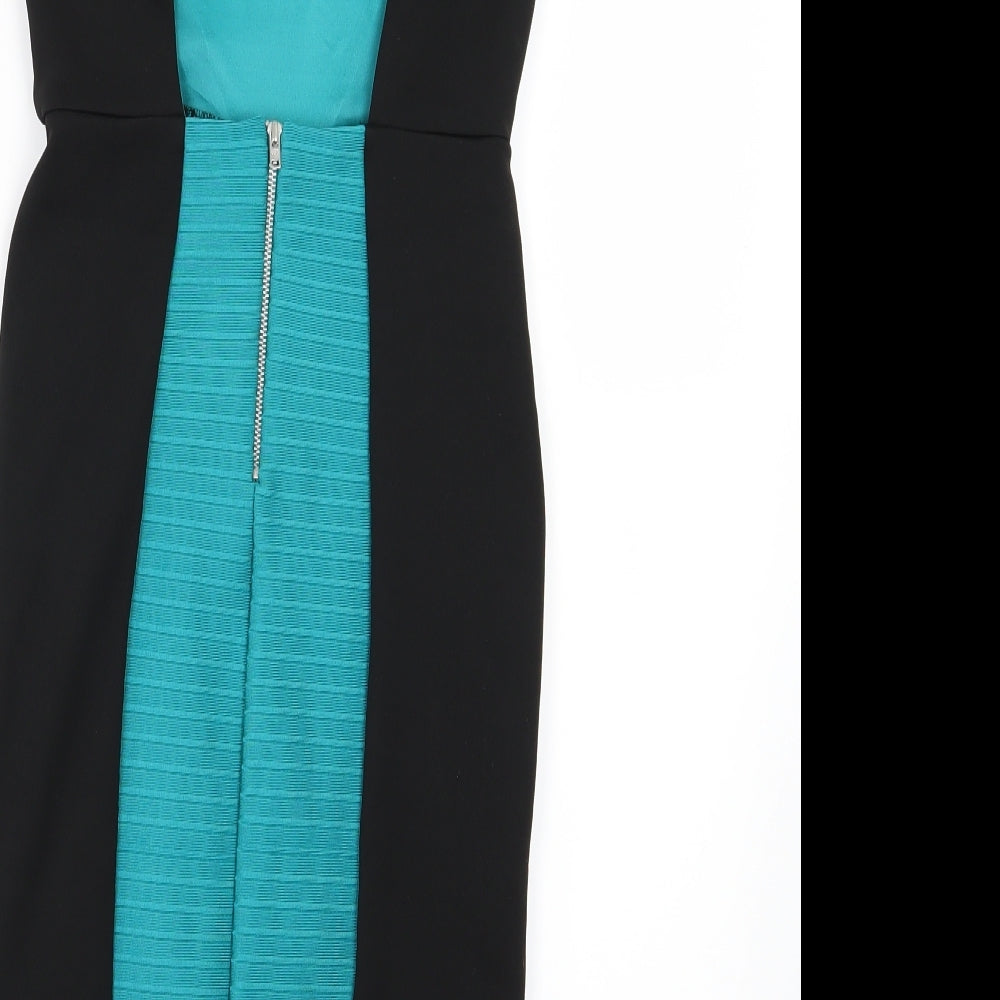 Miss Selfridge Womens Black Bodycon Size 6 - Open back