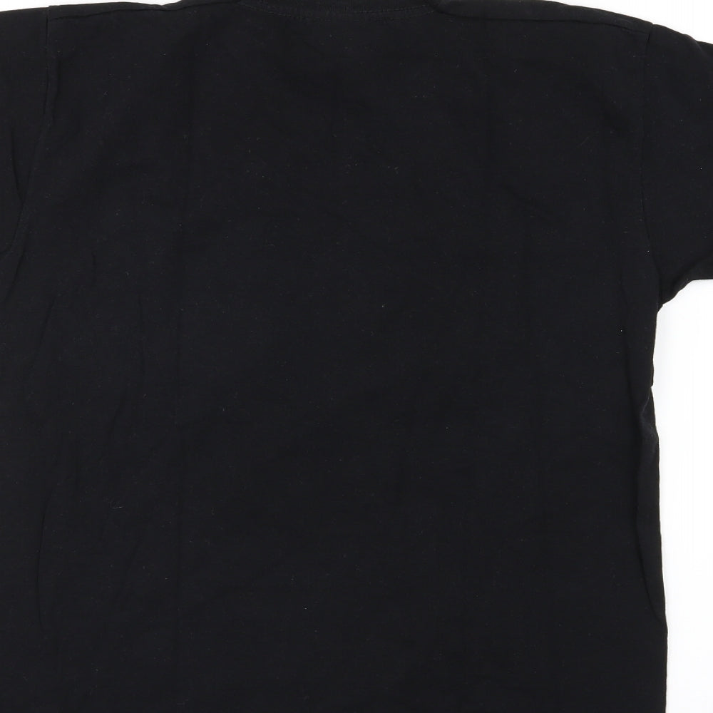 Jack Daniels Mens Black Jersey T-Shirt Size M