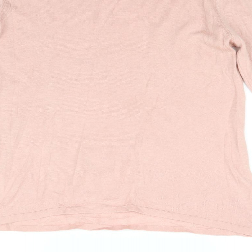 Miller's Womens Orange Pullover Jumper Size S