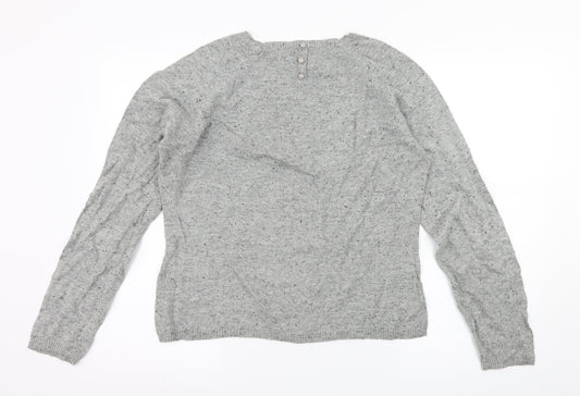 NEXT Womens Grey Knit Pullover Jumper Size 18
