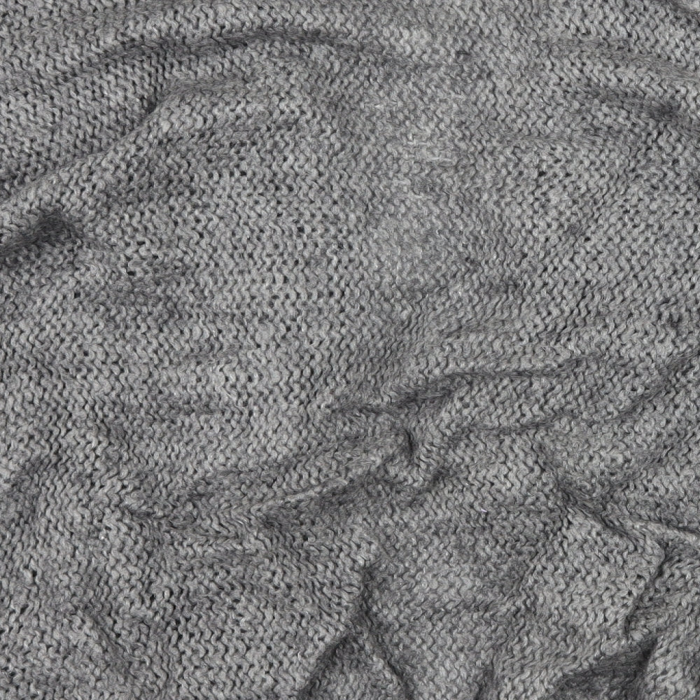 H&M Womens Grey Knit Cardigan Jumper One Size
