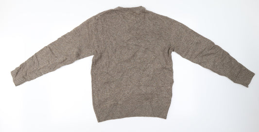 Preworn Mens Brown Pullover Jumper Size XS