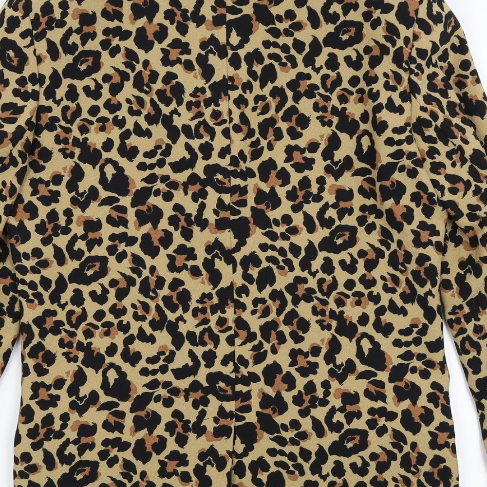 NEXT Womens Multicoloured Animal Print Jacket Blazer Size 6