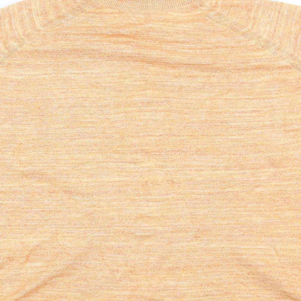 Tu Womens Orange Pullover Jumper Size 16