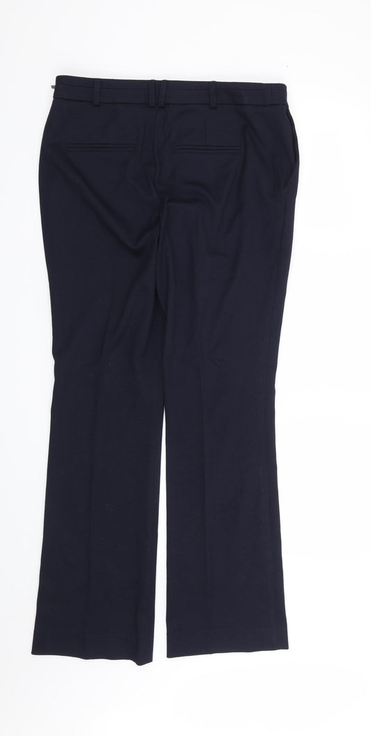 Womens UK Size 12 NEXT Regular Fit Blue Trousers
