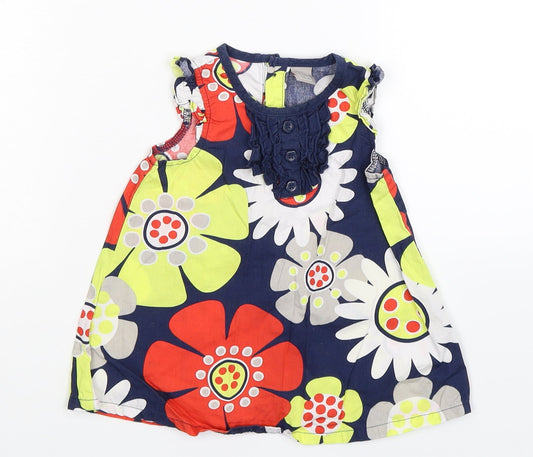 TU Girls Multicoloured Floral Fit & Flare Size 3-6 Months