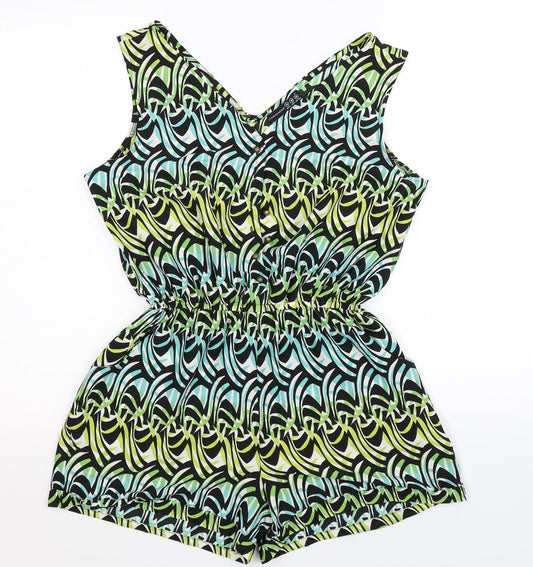 Womens UK Size 10 Atmosphere One-Piece Multicoloured Jumpsuit