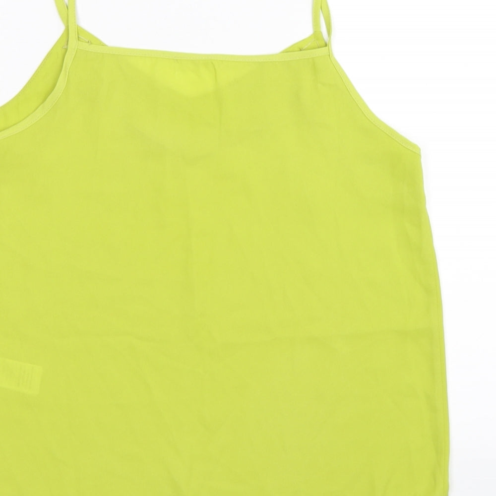 Cameo Rose Womens Green Basic Tank Size 10