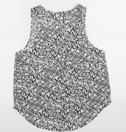 Atmosphere Womens White Basic Tank Size 10