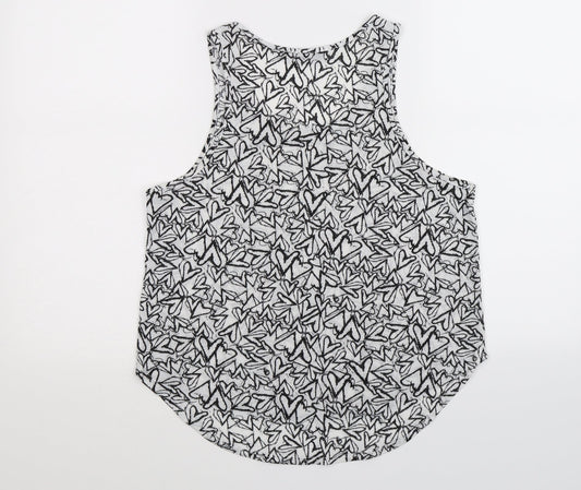 Atmosphere Womens White Basic Tank Size 10