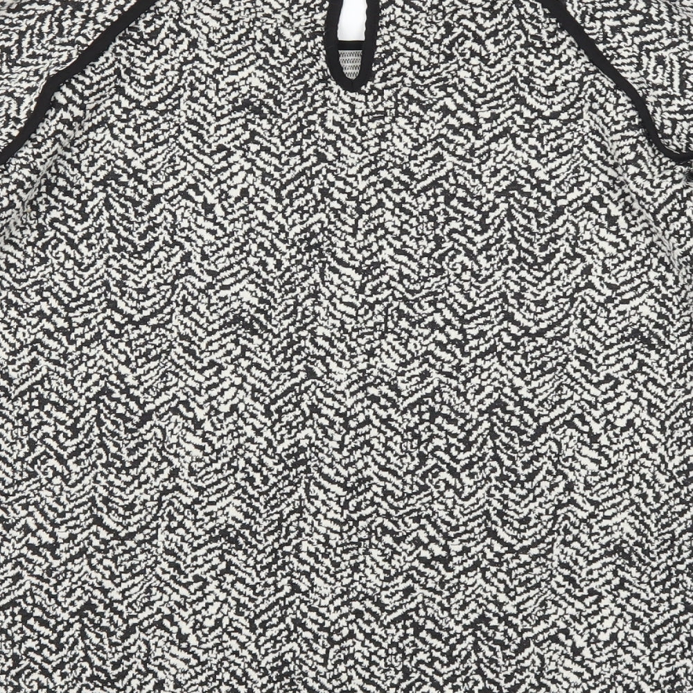 Next Womens Black Polka Dot Pullover Jumper Size 8