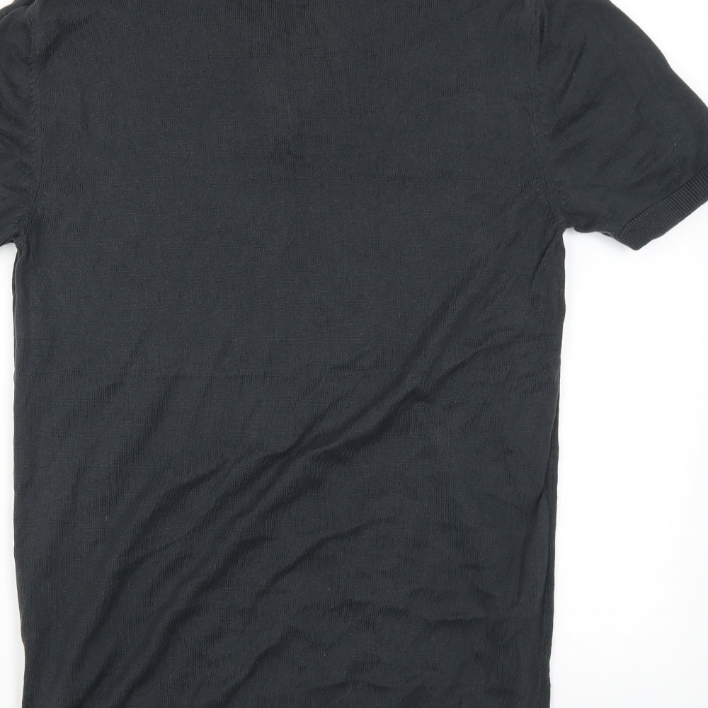 ASOS Mens Grey Polo Size M