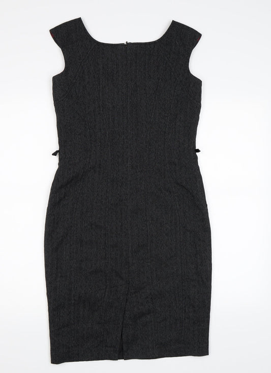 NEXT Womens Grey Rayon A-Line Size 6