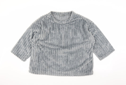 Nutmeg Womens Grey Pullover Jumper Size 16