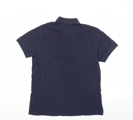 George Mens Blue Polo Size M