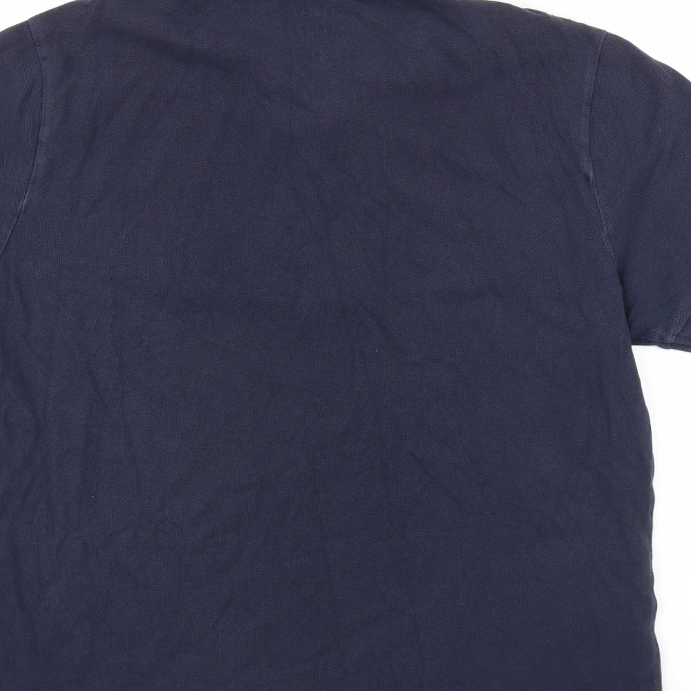George Mens Blue Polo Size M