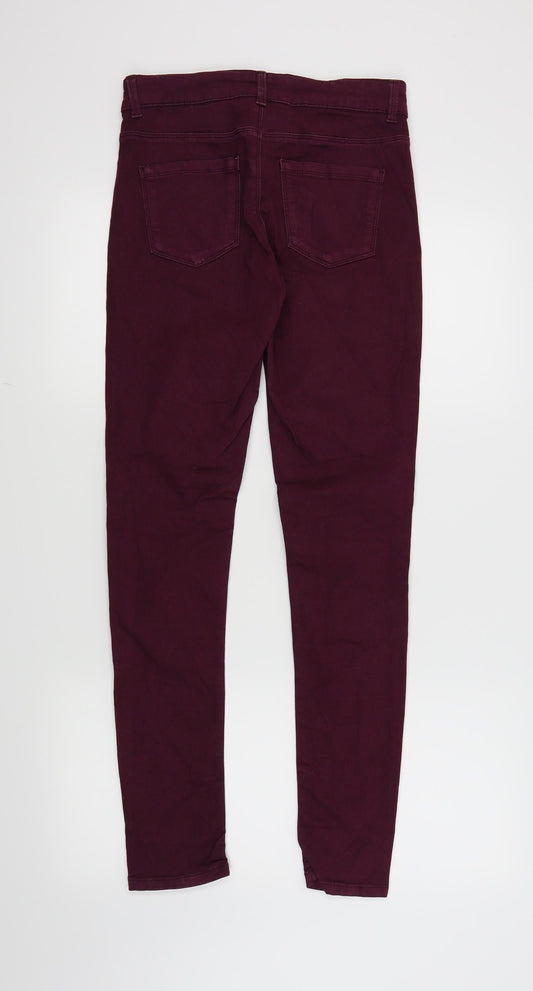 Oasis Womens Purple Jegging Jeans Size 8 L29 in - Back pockets