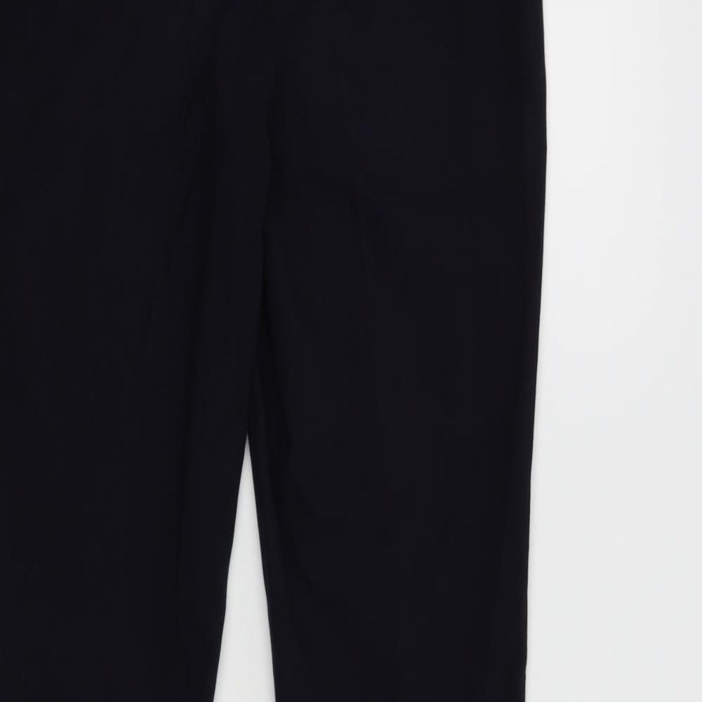 Womens UK Size S David Luke Regular Fit Blue Trousers