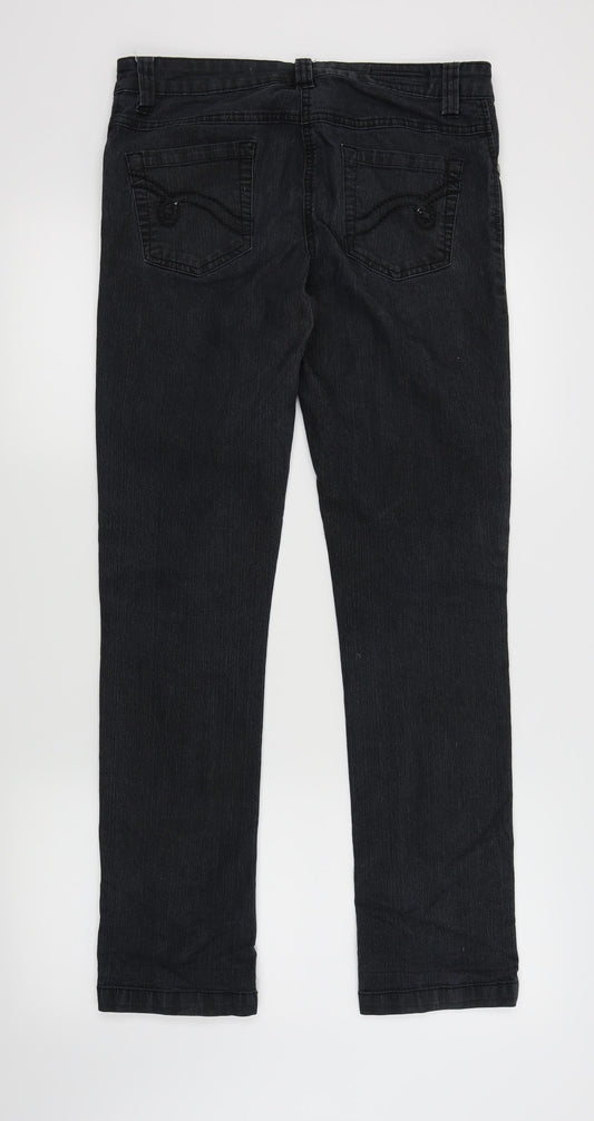 George Womens Black Skinny Jeans Size 12 L29 in