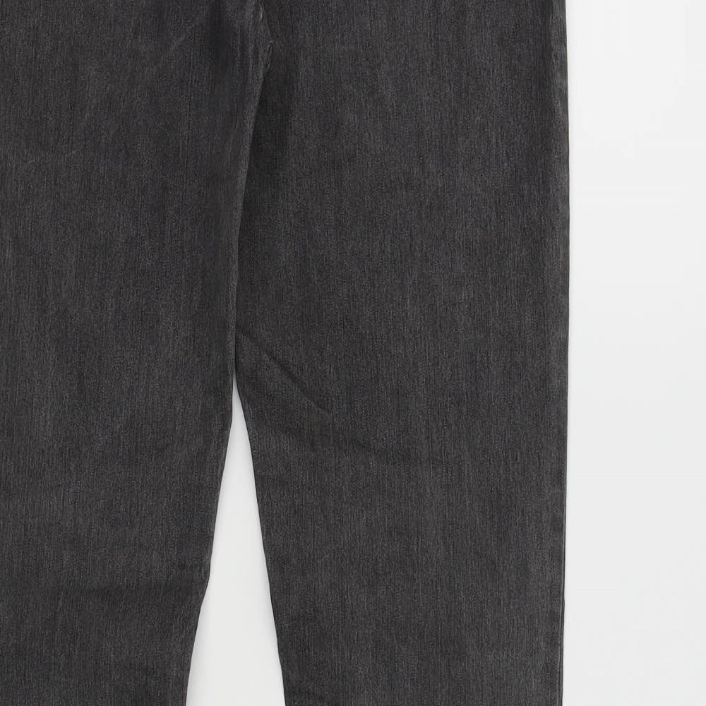 Womens UK Size 10 H&M Regular Fit Skinny Grey Jeans