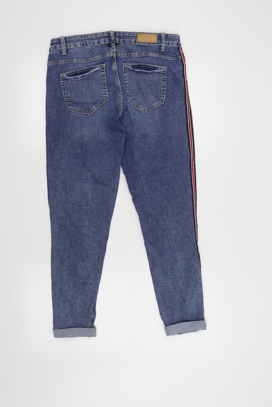 Only Womens Blue   Cropped Jeans Size 31 in L32 in - side detailing