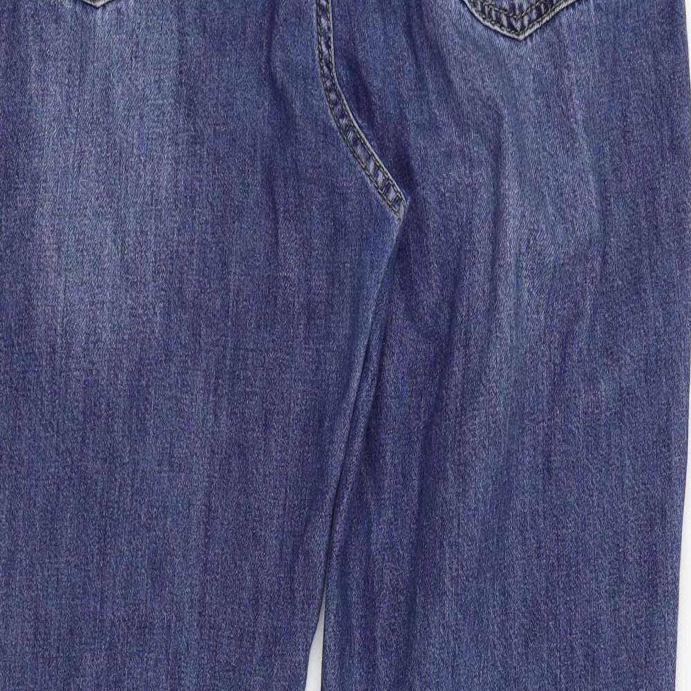 FOREVER 21 Womens Blue Straight Jeans Size L L27 in