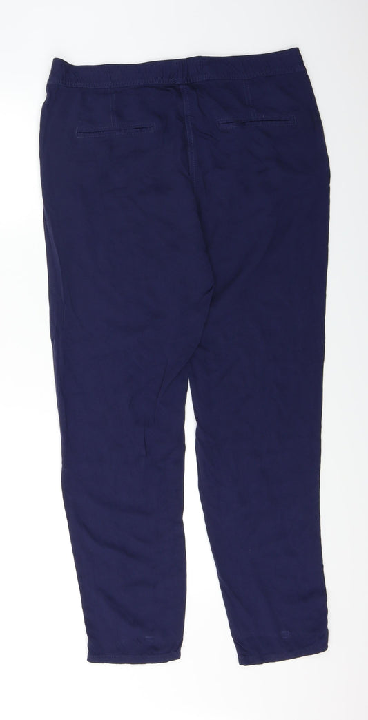 George Womens Blue Trousers Size 12 L28 in
