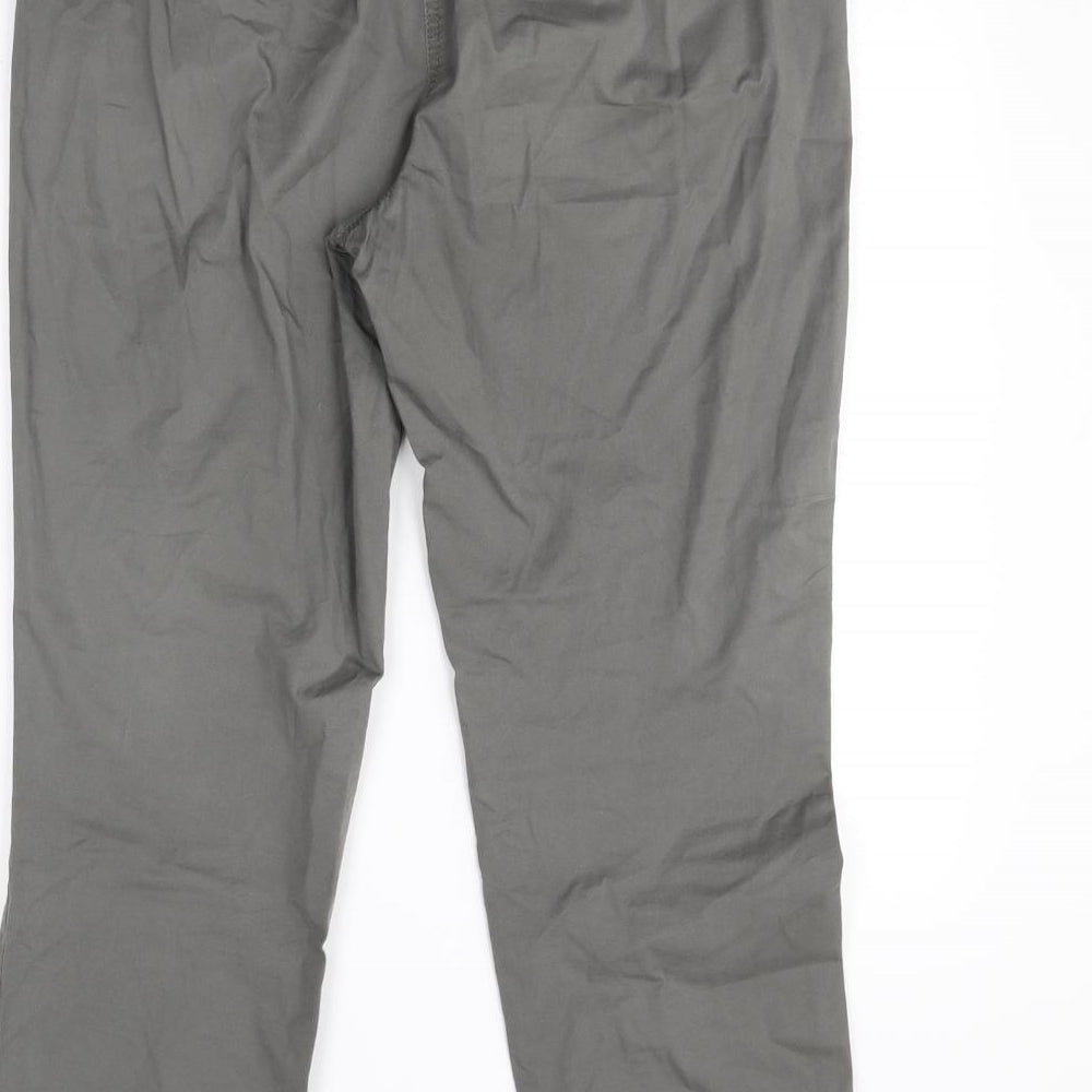 Debenhams Womens Grey Trousers Size 12 L29 in