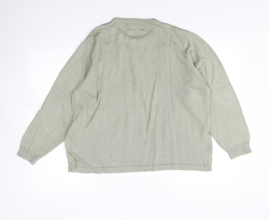 Akal Womens Green Pullover Jumper Size L