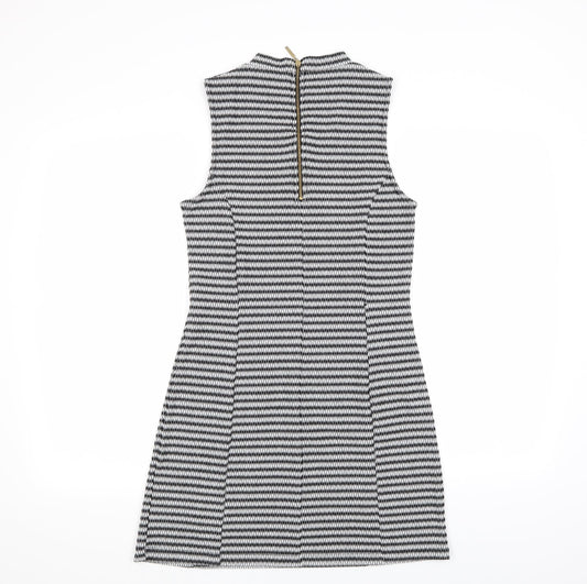 Miss Selfridge Womens Multicoloured Striped Tank Dress Size 10