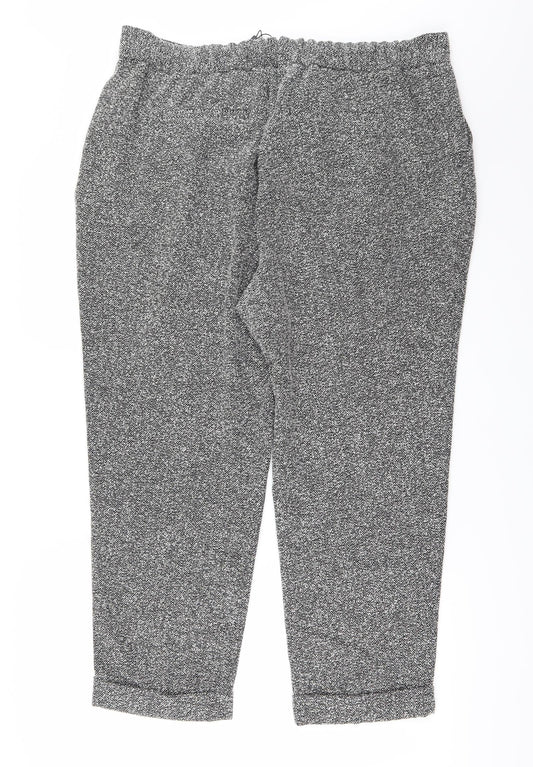 Womens UK Size 16 NEXT Regular Fit Grey Trousers