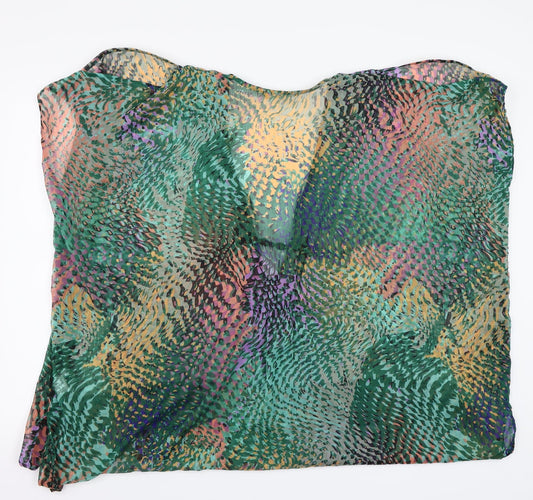 TU Womens Multicoloured Floral Wrap Blouse Size M