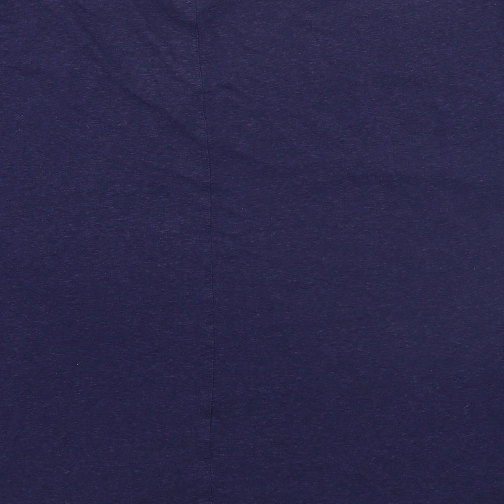 Womens UK Size 14 New Look Blue Basic T-Shirt