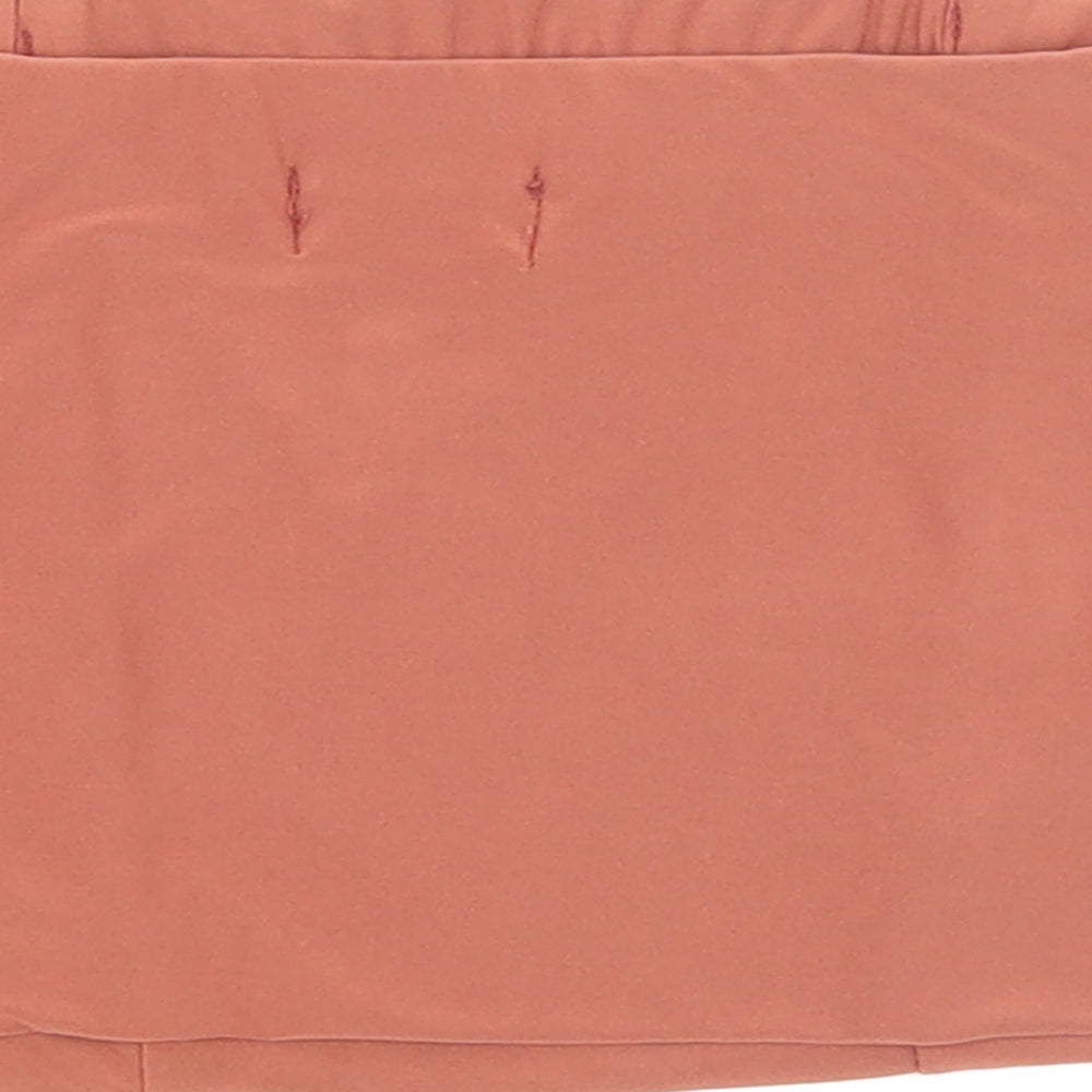 Pretty Little Thing Womens Brown Cropped T-Shirt Size 4 - Boob Tube