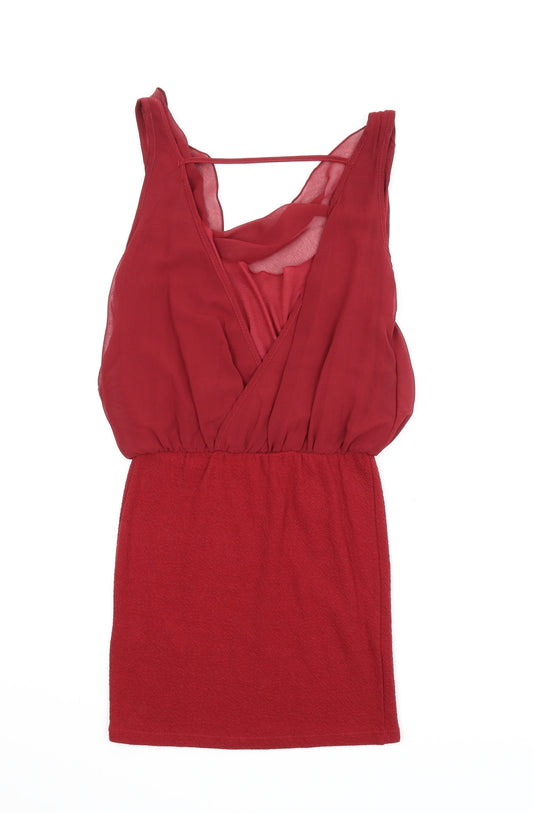 Shana Womens Red Sheath Size M
