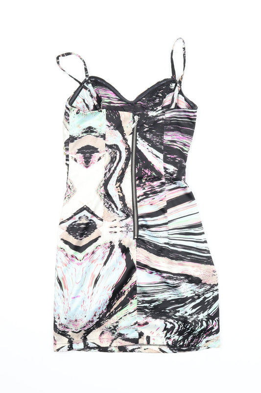 NEXT Womens Multicoloured Batik Bodycon Size 8