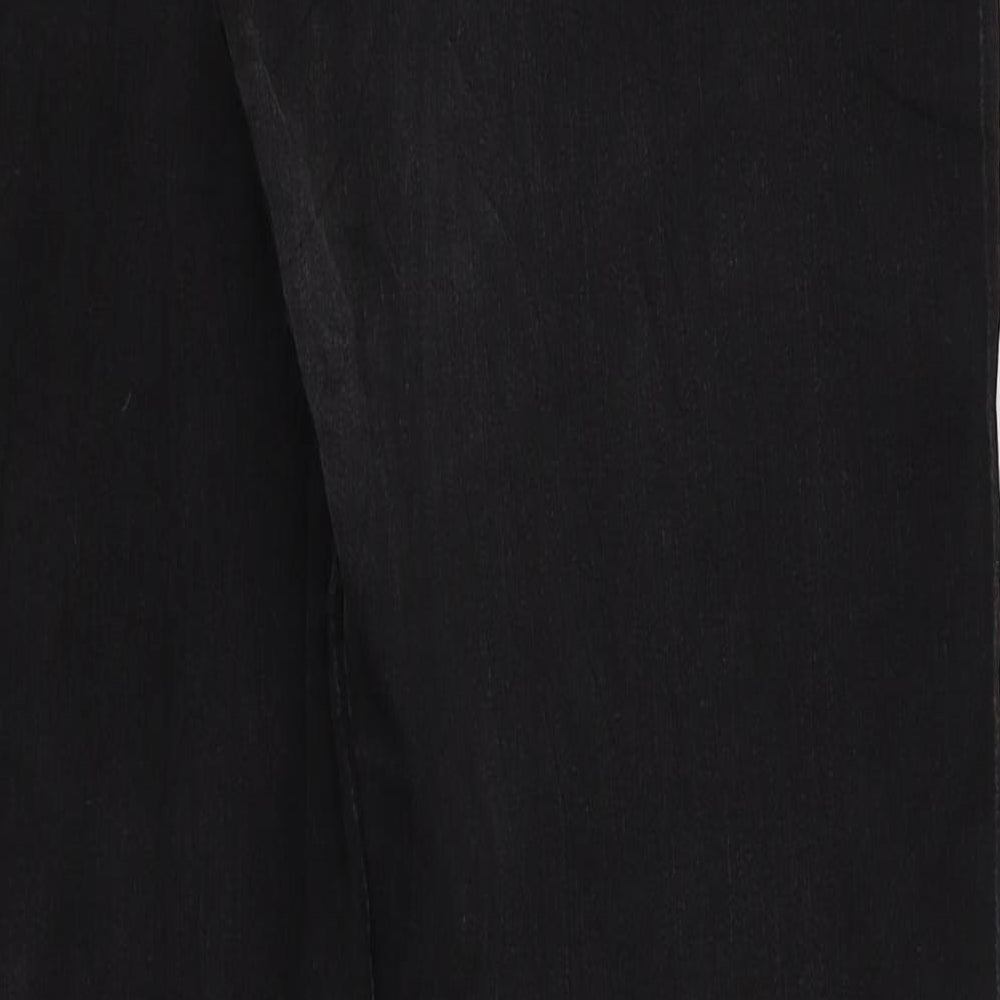 kaiweishi Womens Black Straight Jeans Size 31 L29 in