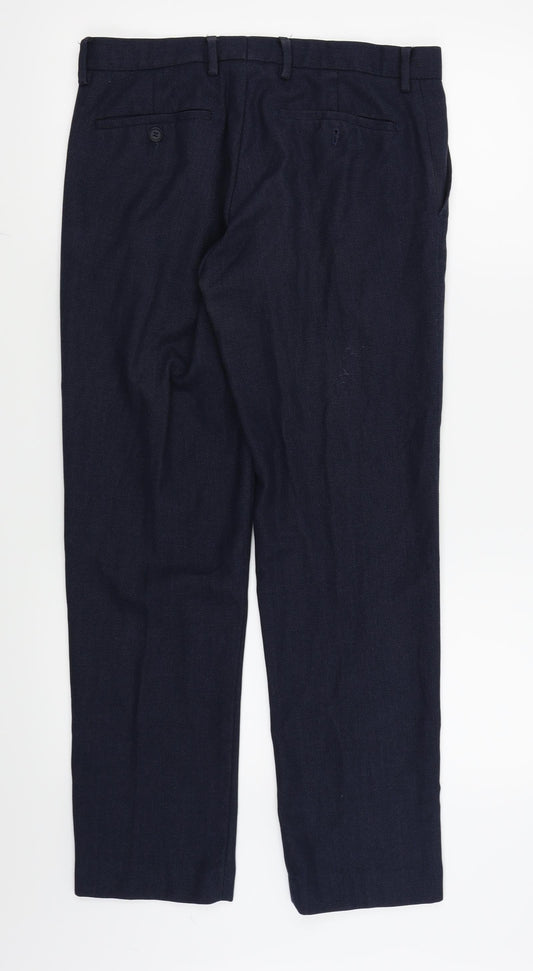 NEXT Mens Blue Trousers Size 32 in L29 in