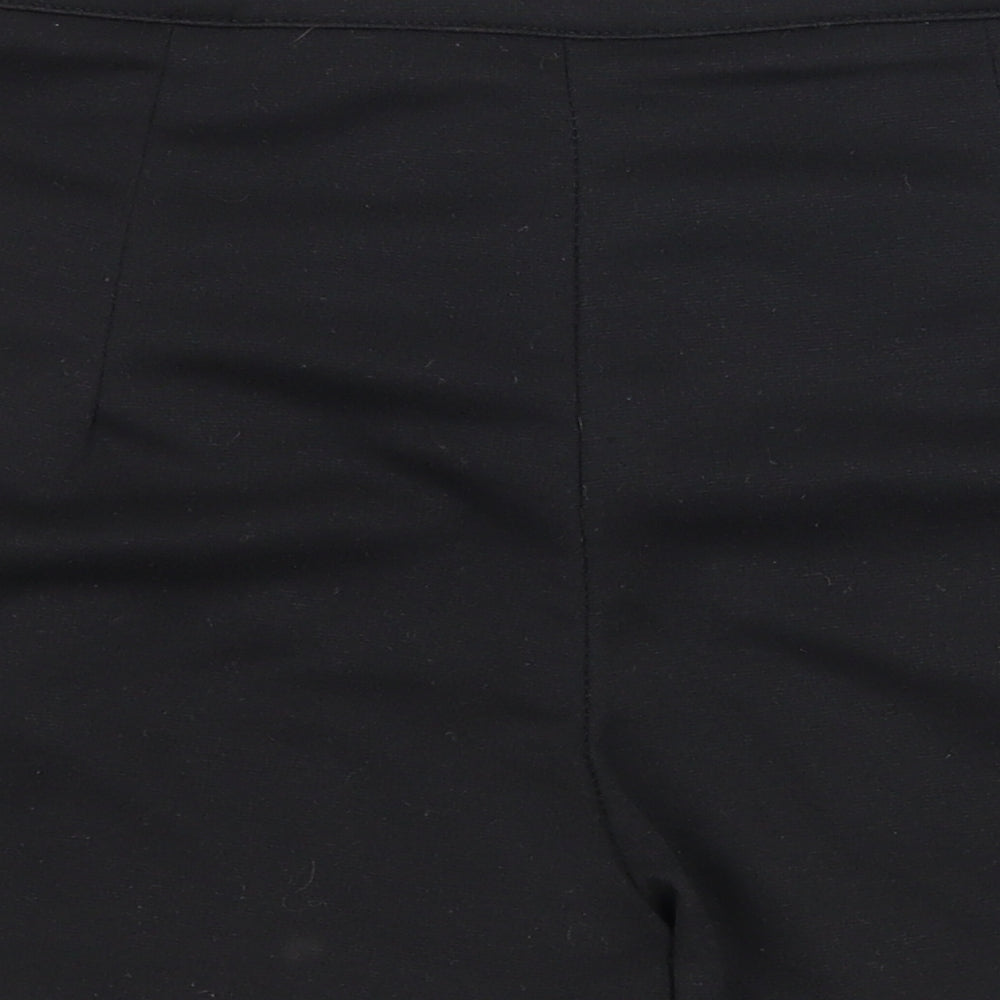 Missguided Womens Black Geometric Jersey Hot Pants Shorts Size 8