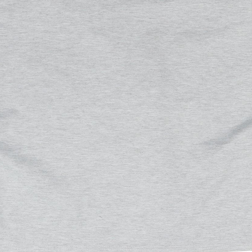 Womens UK Size M Misspap Grey Basic T-Shirt