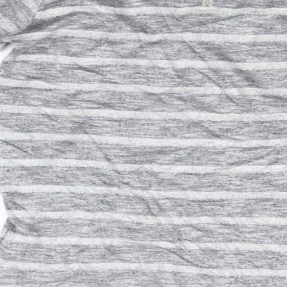 Womens UK Size S Oasis Grey Basic T-Shirt