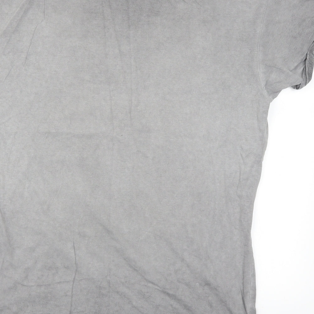 Topman Mens Grey T-Shirt Size L - San Francisco