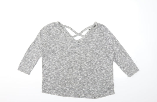 Peacocks Womens Grey Pullover Jumper Size 14