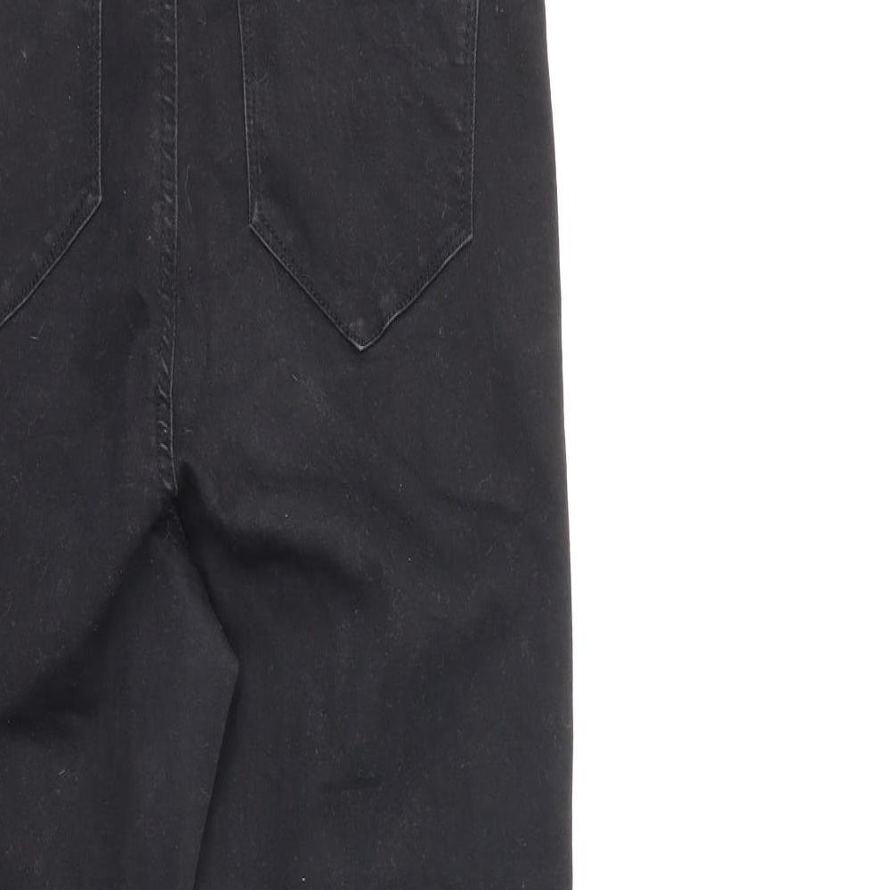 Denim & Co. Womens Black Denim Skinny Jeans Size 16 L26 in