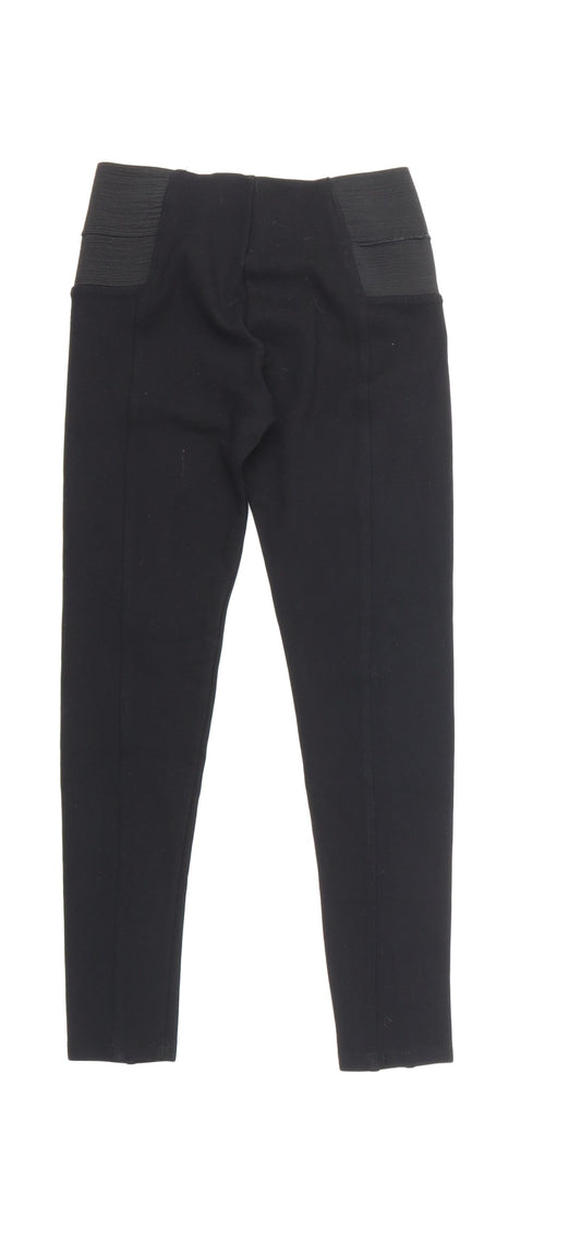 Womens UK Size 25 in Zara Regular Fit Snow Pants Black Trousers