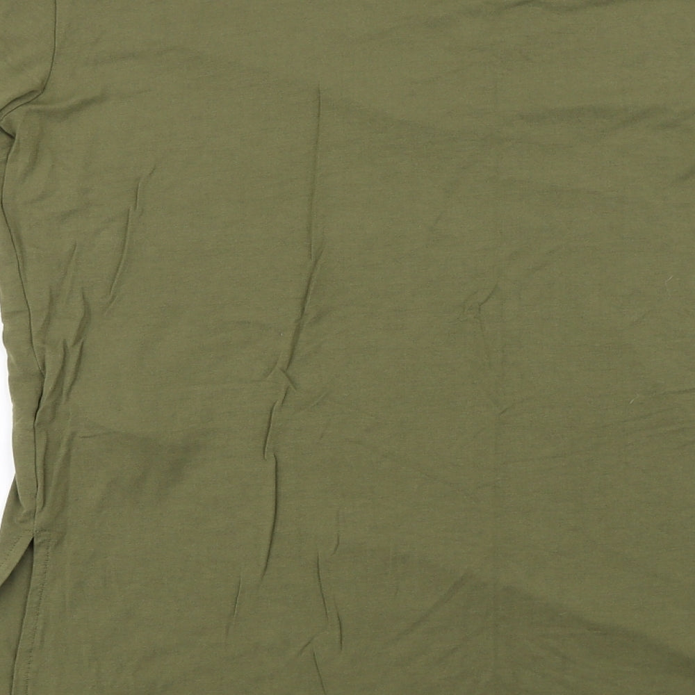 Womens UK Size 12 New Look Green Basic Blouse