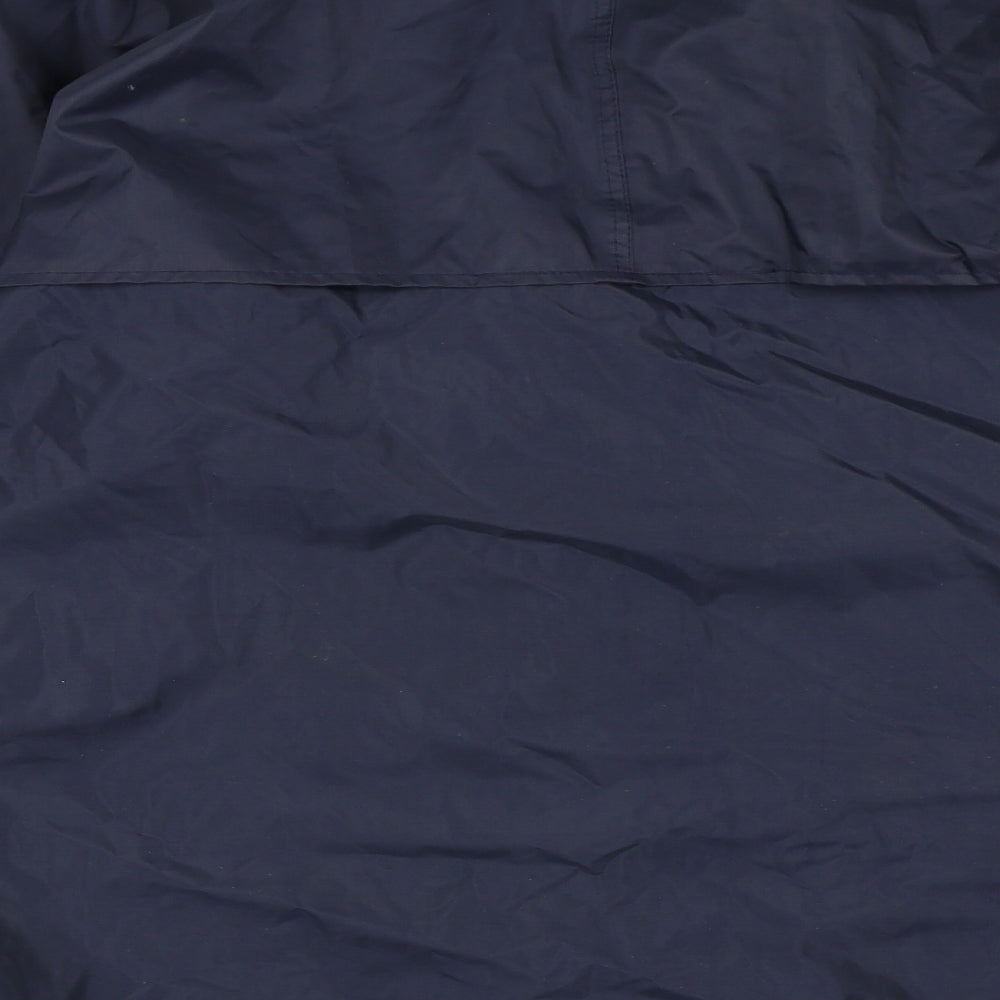 Mens UK Size S Blue Castle Blue Rain Coat